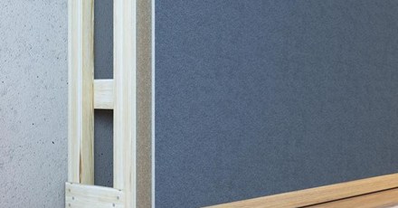 Prallschutzwand Velours